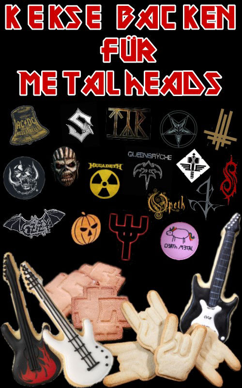 Adventskekse Backen für Metalheads